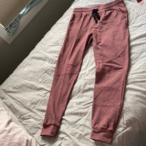 Heather pink Joggers